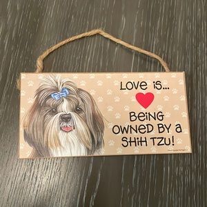 Love is being owned by shih tzu ♥️